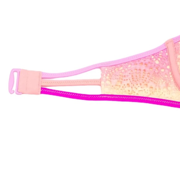 ⚡️NWT Victoria’s Secret Push Up Strappy Ombré Lace Bikini Top 32A - Picture 7 of 9
